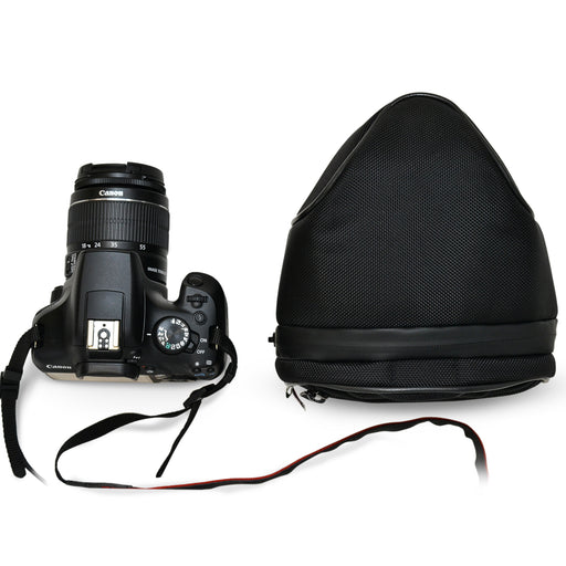 Turtleback DSLR Camera Travel Case, Water Resistant Carrying Case Black Nylon and Neoprene Liner for Nikon Canon DSLR Cameras