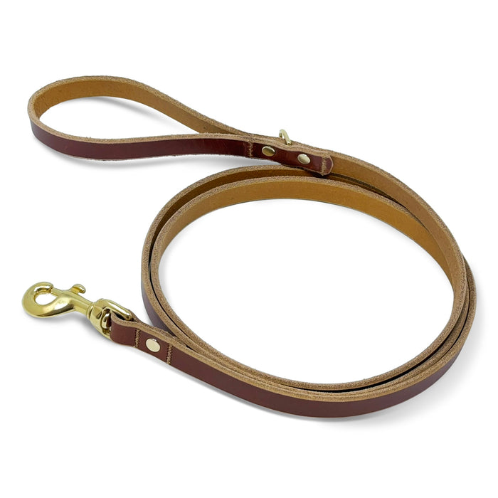 Leather Dog Leash - USA Assembled