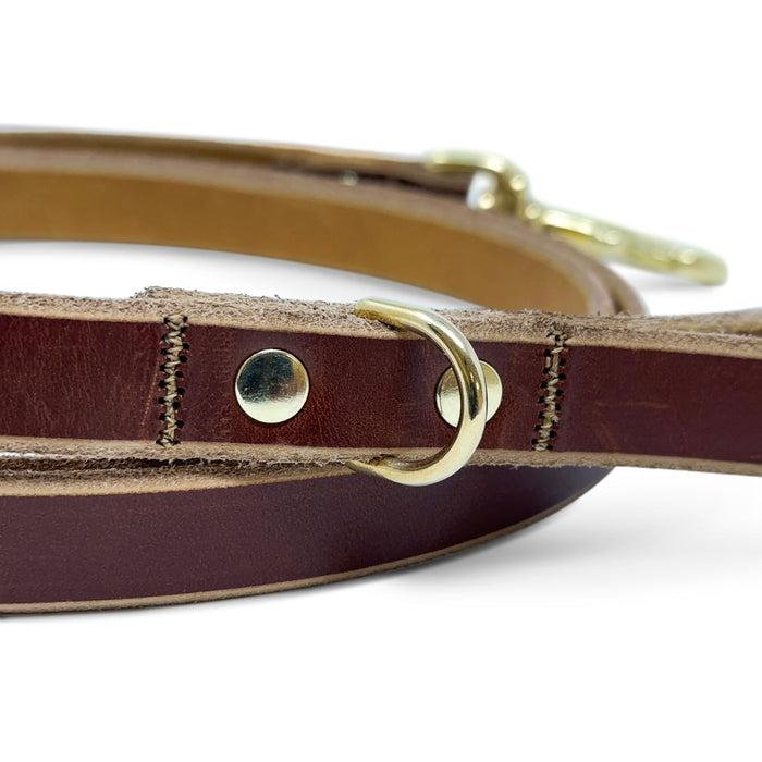 Leather Dog Leash - USA Made