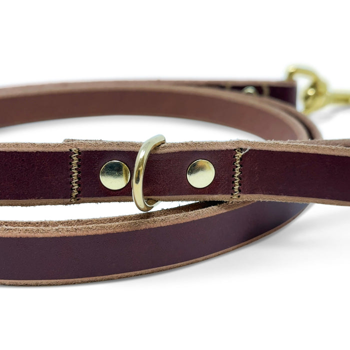 Leather Dog Leash - USA Assembled