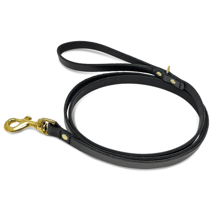 Leather Dog Leash - USA Made