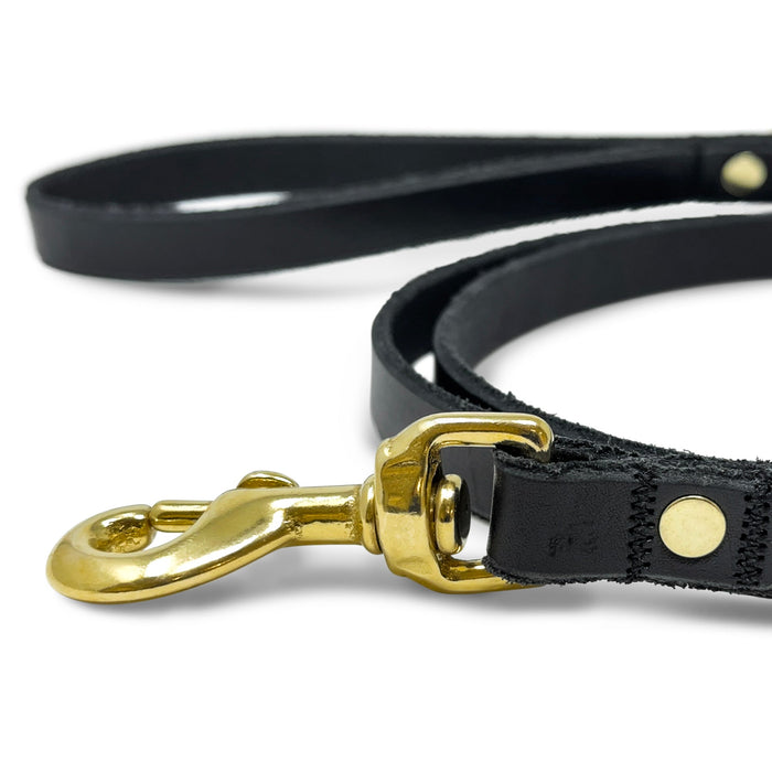 Leather Dog Leash - USA Assembled